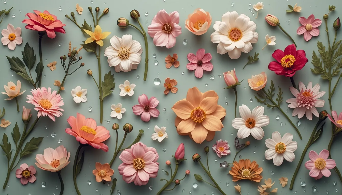 Wildflower Charm Set